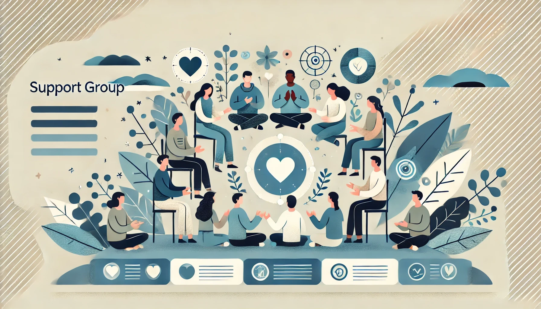 AI Image of Support Group Resources